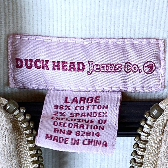 Duck Head Jean Co. Corduroy Jacket size Large - Picture 7 of 9